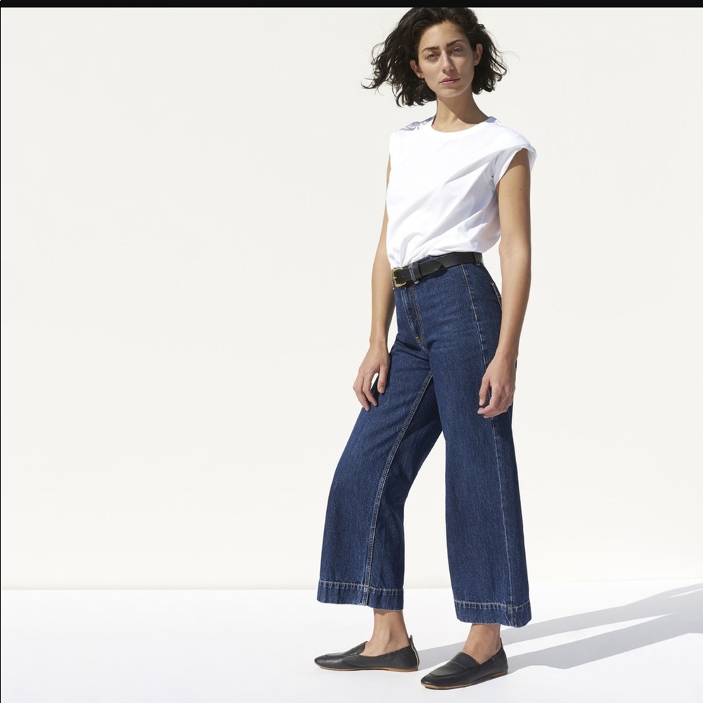Everlane, Limited Release Wide Leg Jeans, Size 23